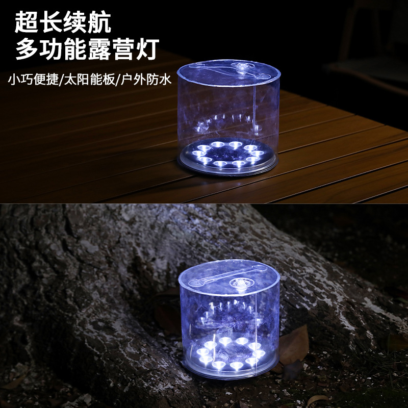 Multifuncional solar bombilla inflable corte de energía de emergencia puesto en el mercado nocturno Super larga resistencia LED Super brillante impermeable al aire libre