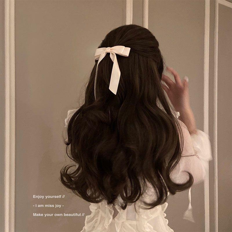 Princess Bow Knot Cloth Hair Clip display picture 2