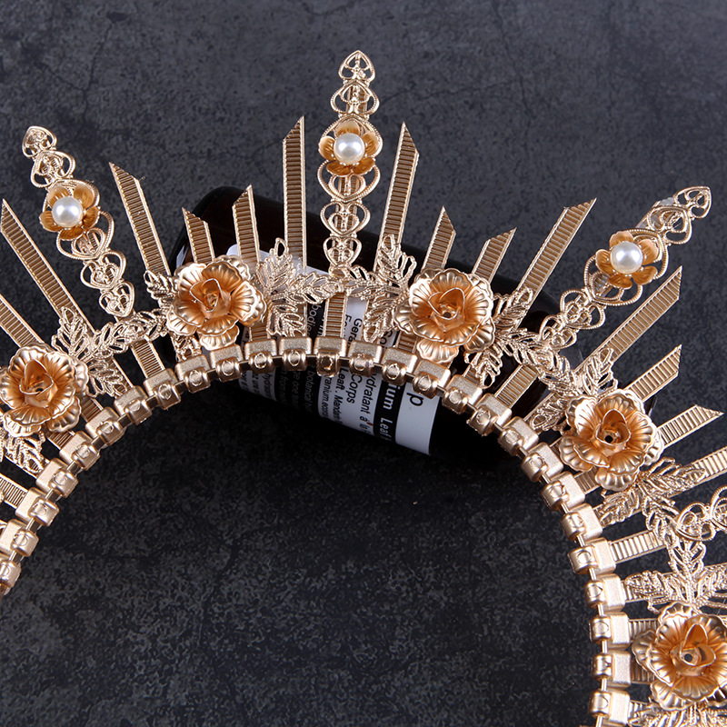 Amazon venta caliente diosa corona transfronteriza nueva lolita virgen halo pelo corona divertido vestir diadema accesorios para el cabello