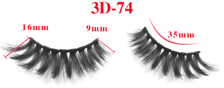 Magnet Eyelashes Box Three Pairs Magnetic False Eyelashes With Magnetic Liquid Eyeliner And Tweezers display picture 1