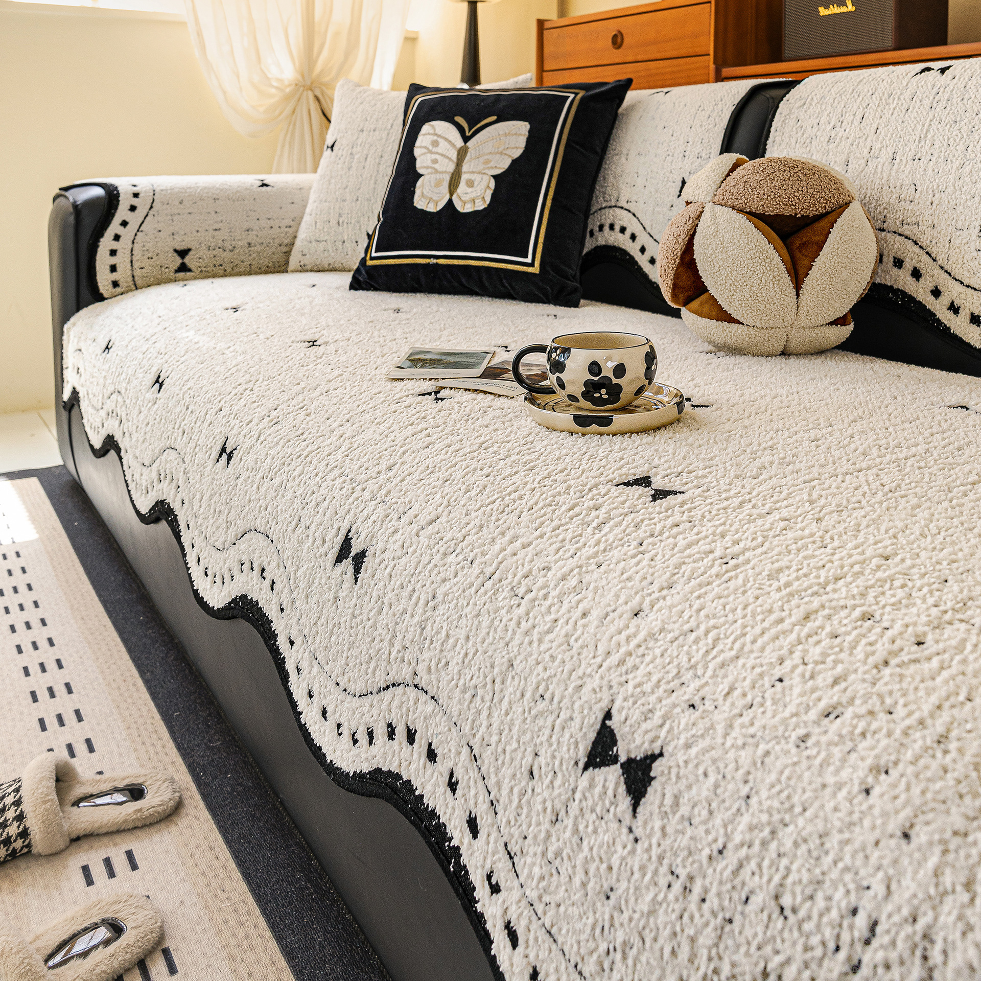 Forma especial de media terciopelo - verde humo - 91