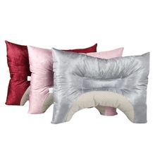 旅游店会销店礼品颈椎枕c型u型托玛琳竹炭枕护颈牵引功能枕芯批发