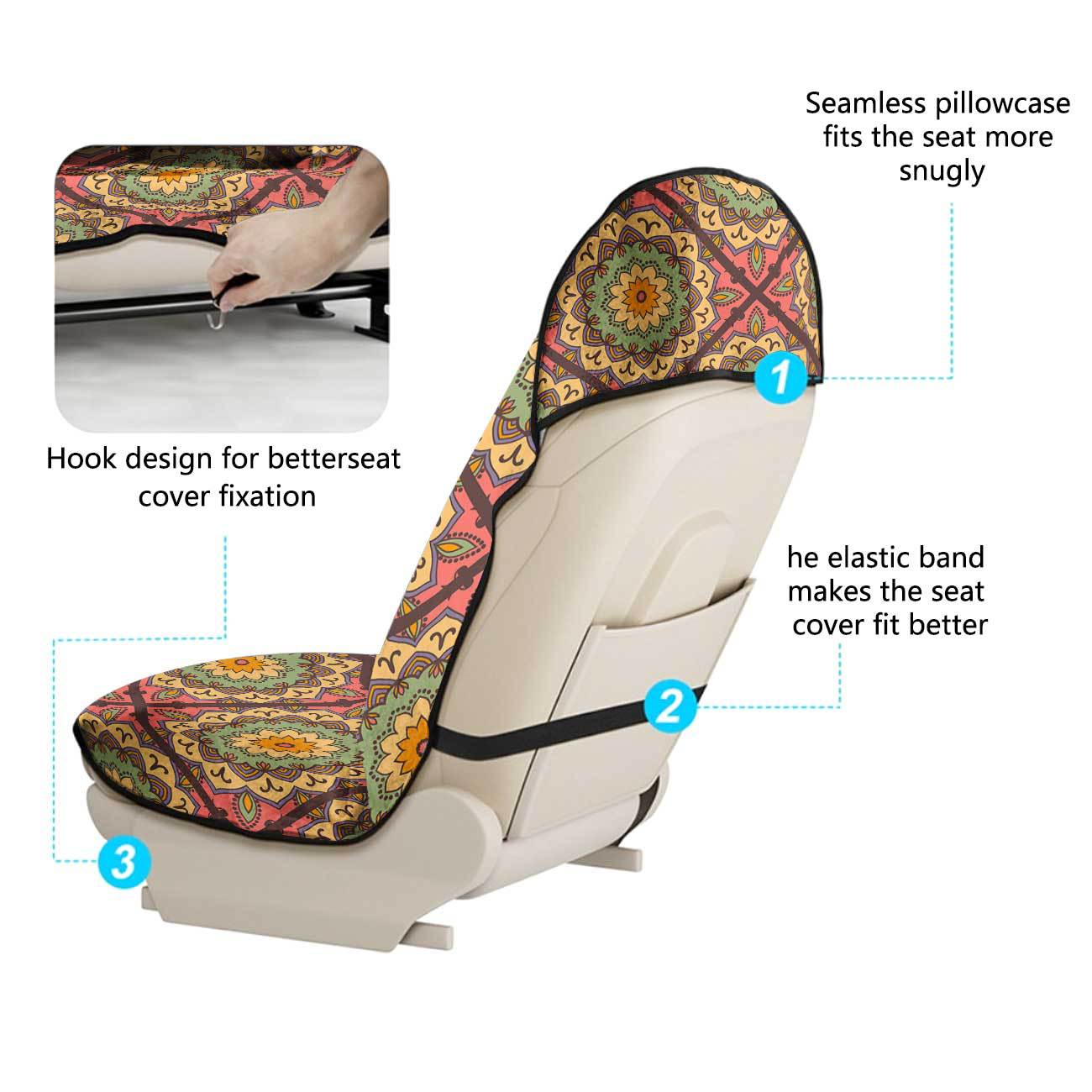 Car seat towel cover front seat protector suitable for gym and exercise, universal for all seasons, car use 76