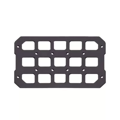 Motorcycle Tail Box Multi-Functional Expansion Artifact Universal Molle Tactical Mounting Board DIY Modification Kit (Motorcycle trunk) - black-1-pack
