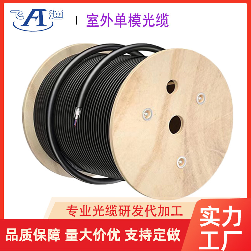 Non-Metallic Flame Retardant Optical Cable 12-Core 24-Core 48-Core Armored National Standard Single-Mode Optical Cable Fiber Optic Cable Sichuan Optical Cable Manufacturer