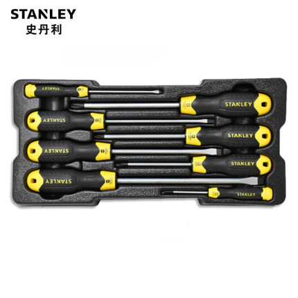 总代理含税批发史丹利8件强力型螺丝批托盘组套STMT74181-8-23