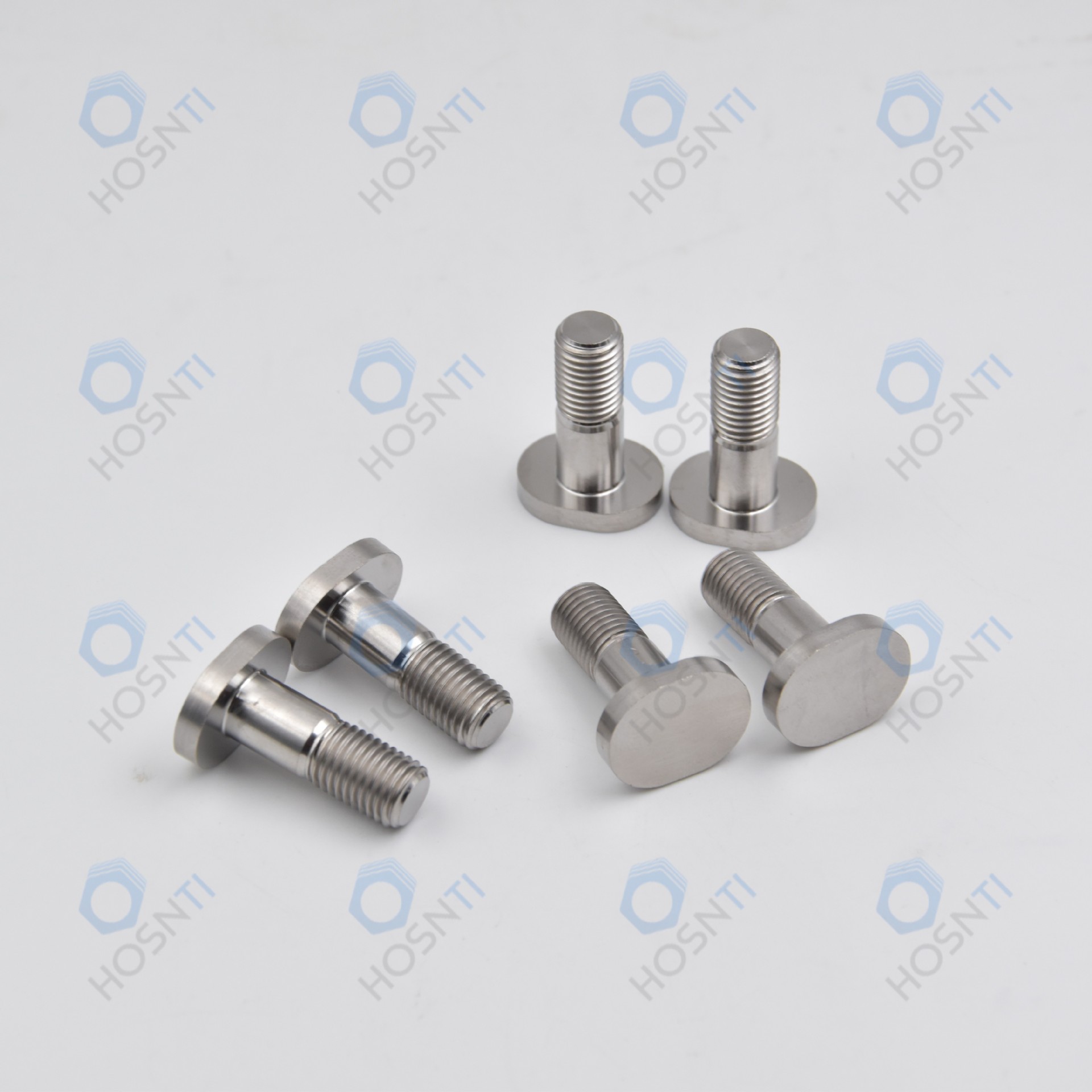 宝鸡厂家供应钛合金T型螺栓TC4制品按需加工椭圆头型钛螺栓