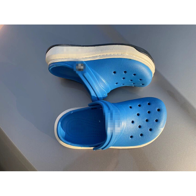 New Cross Lego Full-Speed Thick-Soled Kidsren's Clogs for Boys and Girls, Middle and Large Kidsren's Beach Shoes, Sandals and Slippers for Women