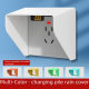 Outdoor battery car charging pile waterproof cover 86 type light and dark socket rain cover community switch splash-proof waterproof box