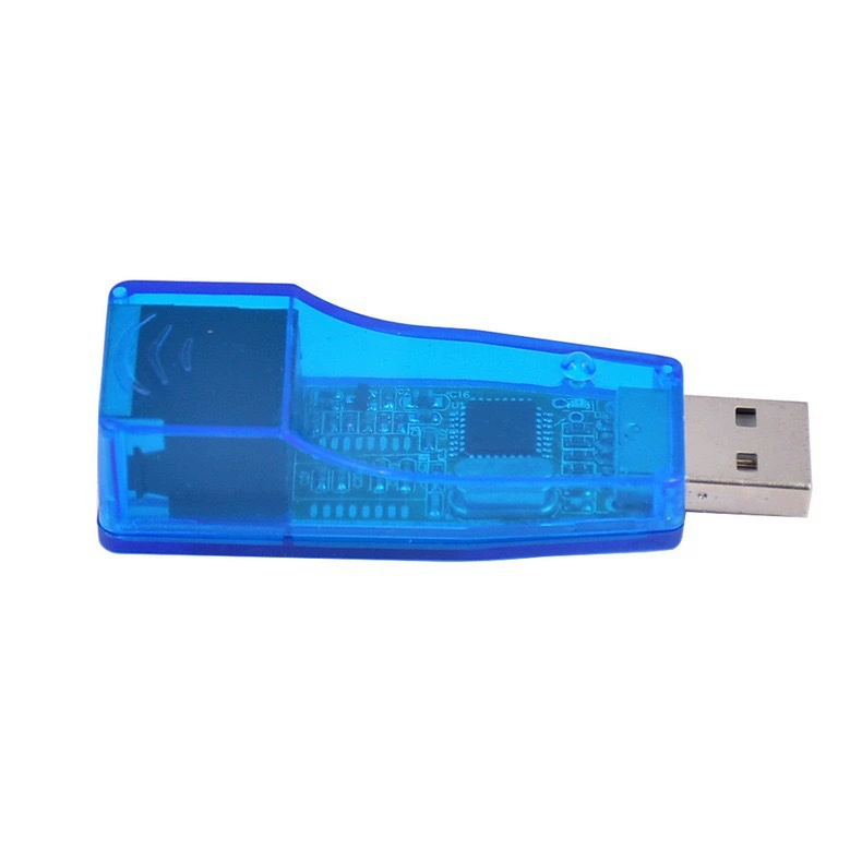 External network card blue USB conversation network cable interface wired network card converter RJ45 laptop tablet computer connection