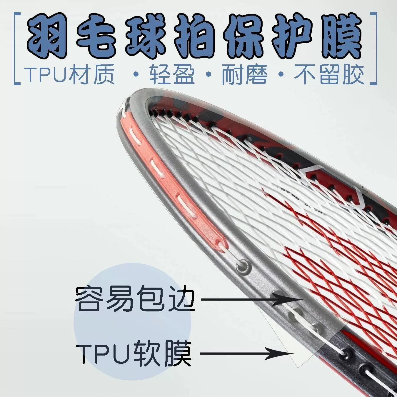 Новая прозрачная защитная наклейка рамка