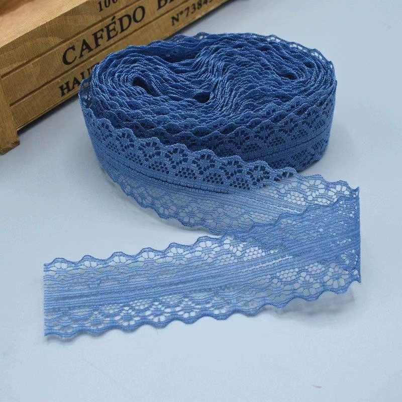 Lace Trim Model 1658-2, Polyester, 3 cm Width, 400 yd Roll, 30 Colors