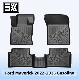 适用于Ford Maverick 2022-2025燃油3D全天候材质TPE脚垫后备箱垫