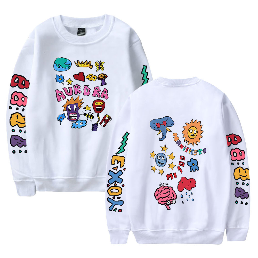 Humbe O-Neck Sweatshirts Women Men Long Sleeve Sweatshirts