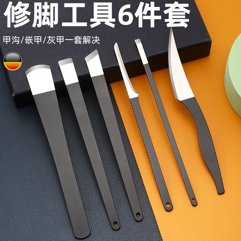 Professional Manicure and Pedicure Knife Set, Stainless Steel Portable Nail Salon Callus Removal Tool