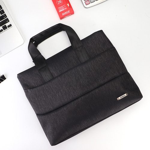 Baoke GW1003 three-dimensional portable double zipper computer bag document bag business bag business bag