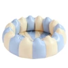 Blue striped lace pool