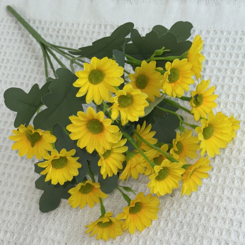 新しい外国貿易卸売造花結婚式の花束デイジーブーケ小さな花アレンジメント装飾品ハイエンド造花|undefined