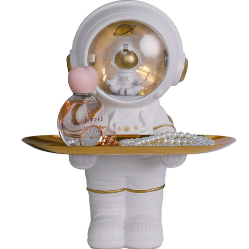 Porch key storage ornaments astronaut astronaut tray resin decoration handicrafts factory direct sales