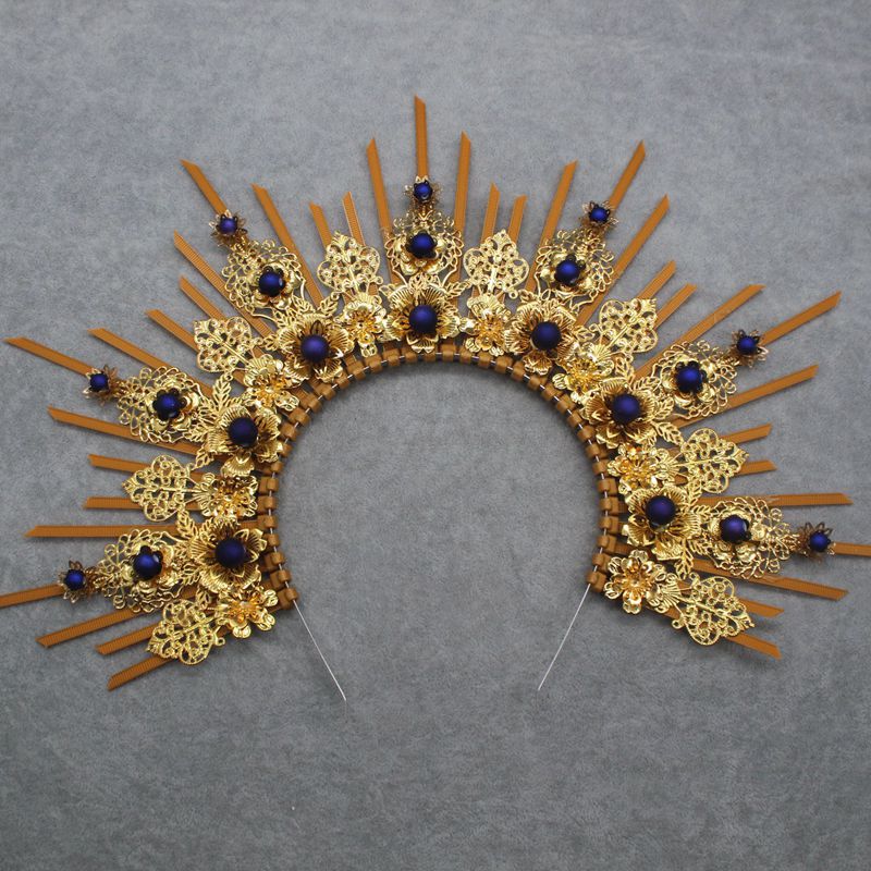 Lolita halo Ángel diadema paquete material hecho a mano Iglesia Sol corona exagerada foto tocado Accesorios