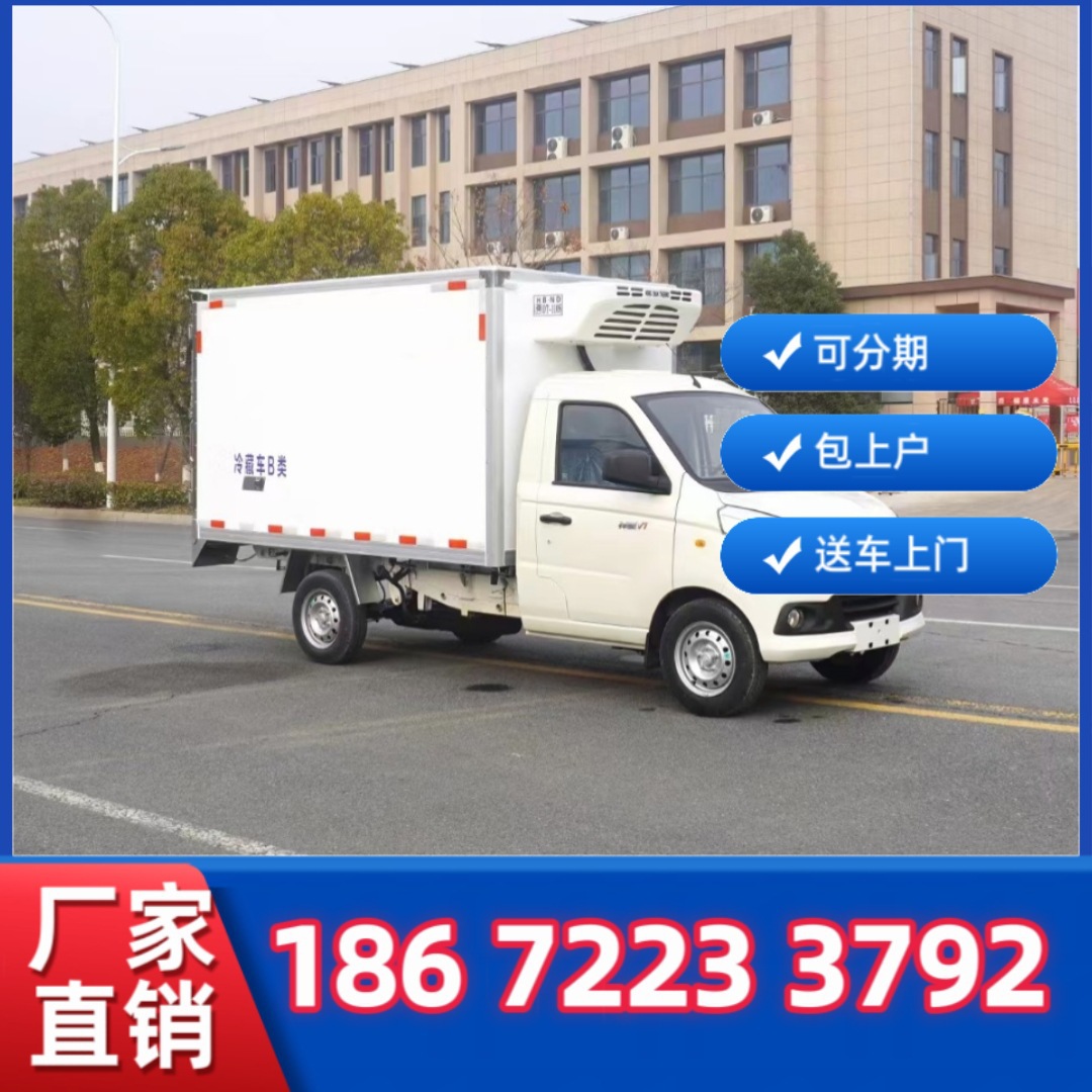 厢式冷藏车 福田祥菱V1厢长3.1米冷藏运输车 微型冷冻配送车