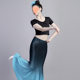 Dai Ethnic Dance Practice Skirt for Women, Art Exam Peacock Dance Fishtail Skirt, Half Skirt Dance Performance Costume Cross-Border