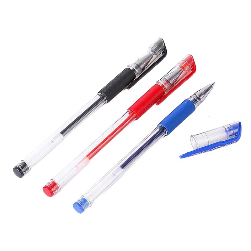 European standard 0.5mm bullet gel pen carbon water pen 0.5mm bullet needle tube signature pen European standard pen