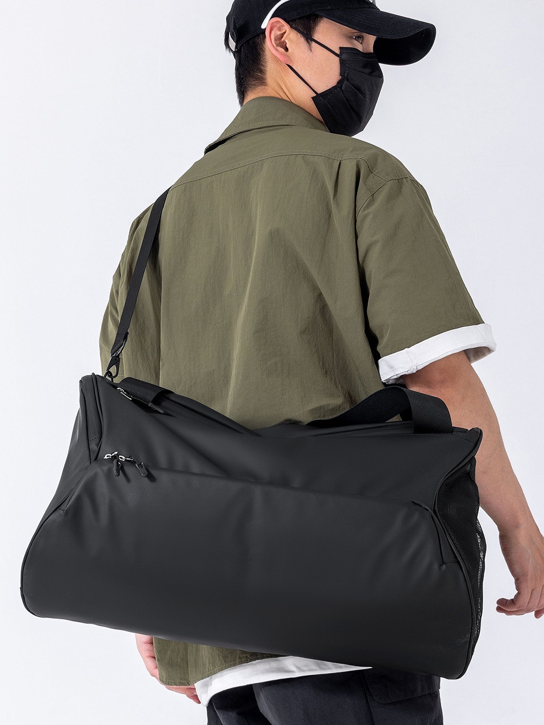 Bolsa de viaje transfronteriza de gran capacidad bolsa de deporte bolsa de fitness impermeable bolsa de mensajero de separación seca y húmeda natación hombro portátil ligero
