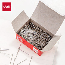 得力(deli)0016 2#24mm大头针 服装裁剪定位针(50克/盒) 10盒装