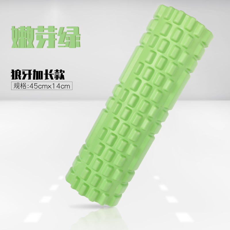 Espuma eje Lobo diente palo músculo relajante pierna adelgazamiento becerro masaje rodillo fitness yoga columna Langya rodillo
