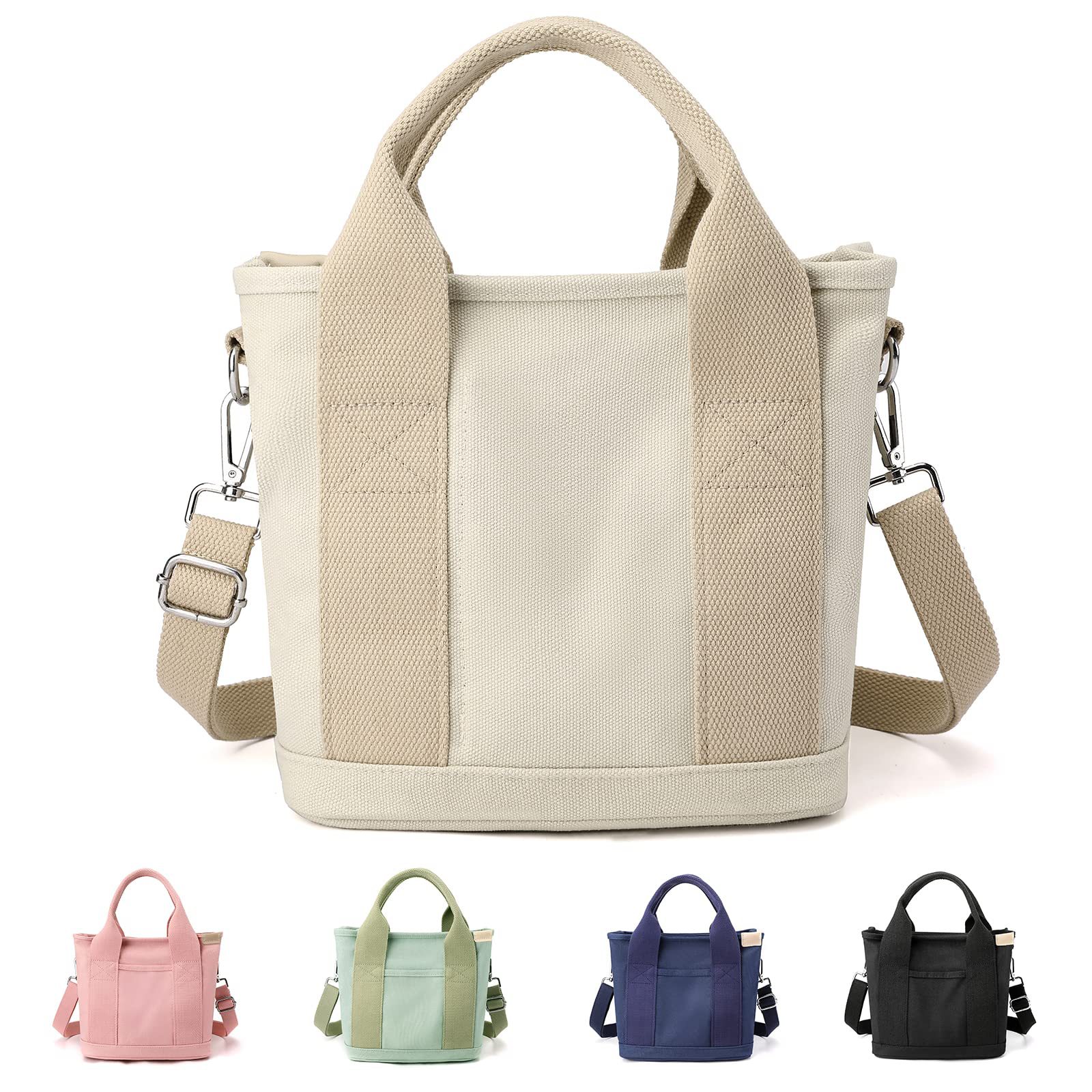 Small shoulder bag with zipper