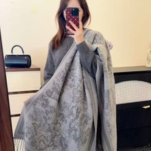 赵丽颖同款围巾女士动物园空调房流苏毯子大围巾baby同款羊绒披肩