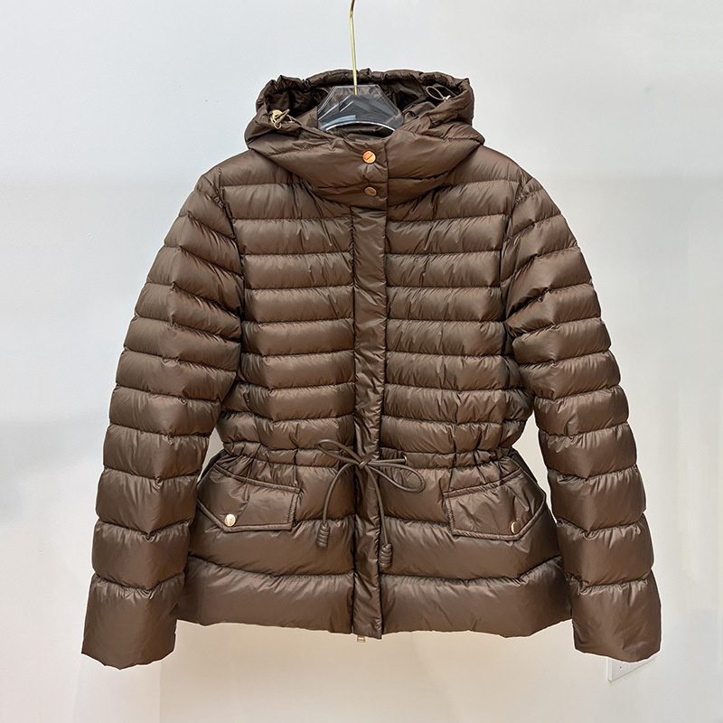2026 Winter New Thickened Down Jacket for Women, Short Hooded Slim-Fit 90% Down Warm Coat