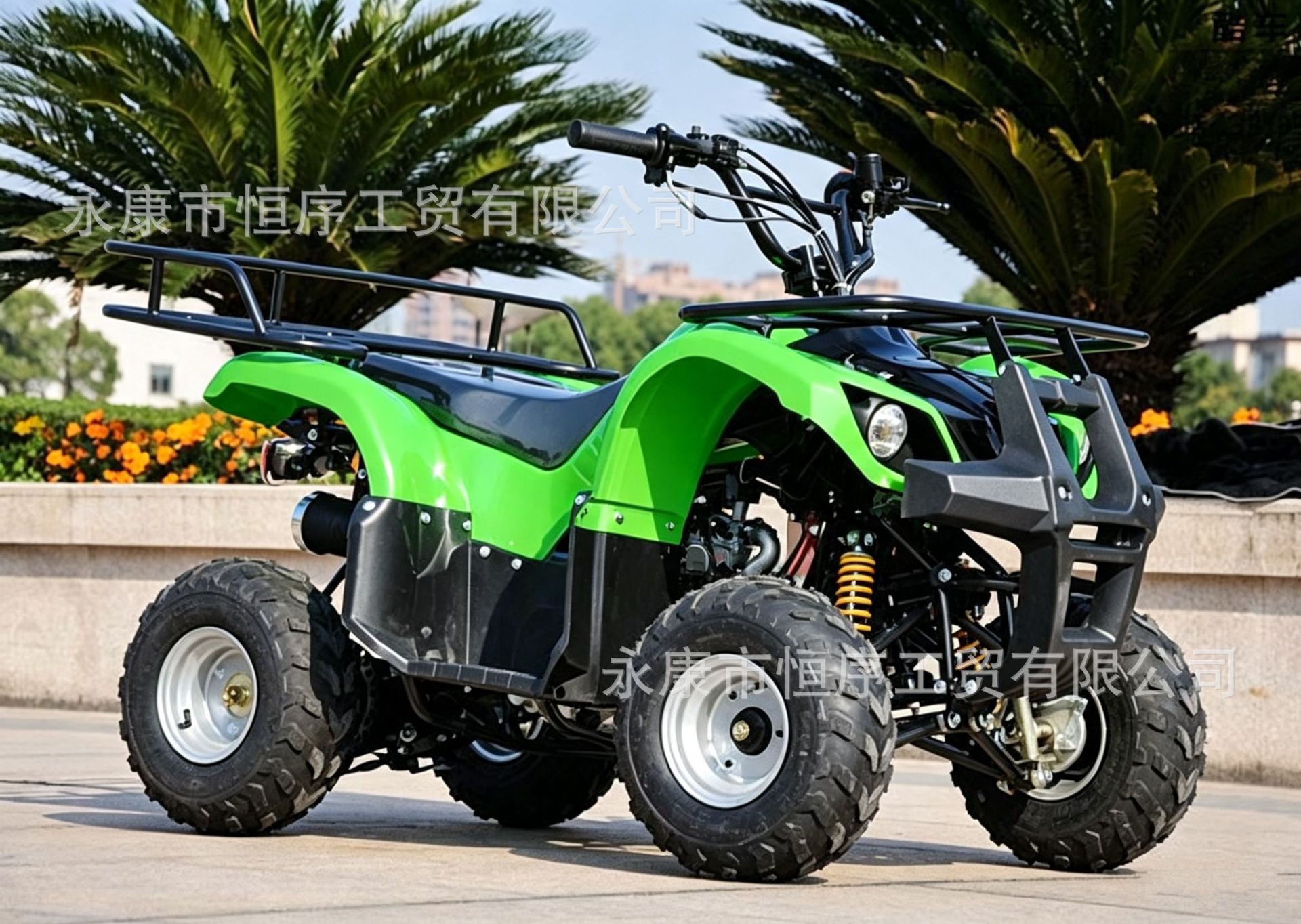 ATV modification accessories 110-125CC Little Bull exhaust pipe suitable for Little Hummer muffler