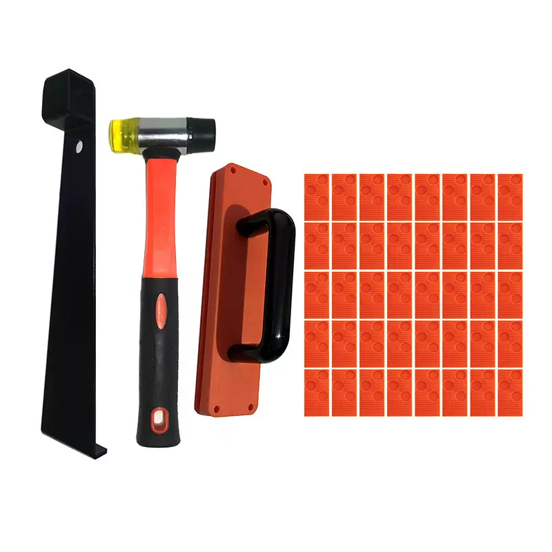 43件套实木地板家用安装工具套装插片尼龙敲块带把手复合地板组合