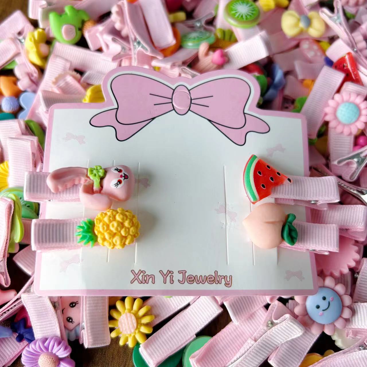 Niños todo incluido clip de tela niñas pequeñas no lastimar cabello roto clip de cabello bebé bebé lateral clip de frangeo menos adornos de cabello