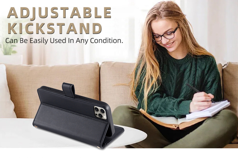 TechGlobe TechGlobe compatibile con iPhone 17 Flip Cover 13 Crossbody 15 Lanyard 16 Custodia multifunzionale in pelle per telefono 12 Pro_voghion.com