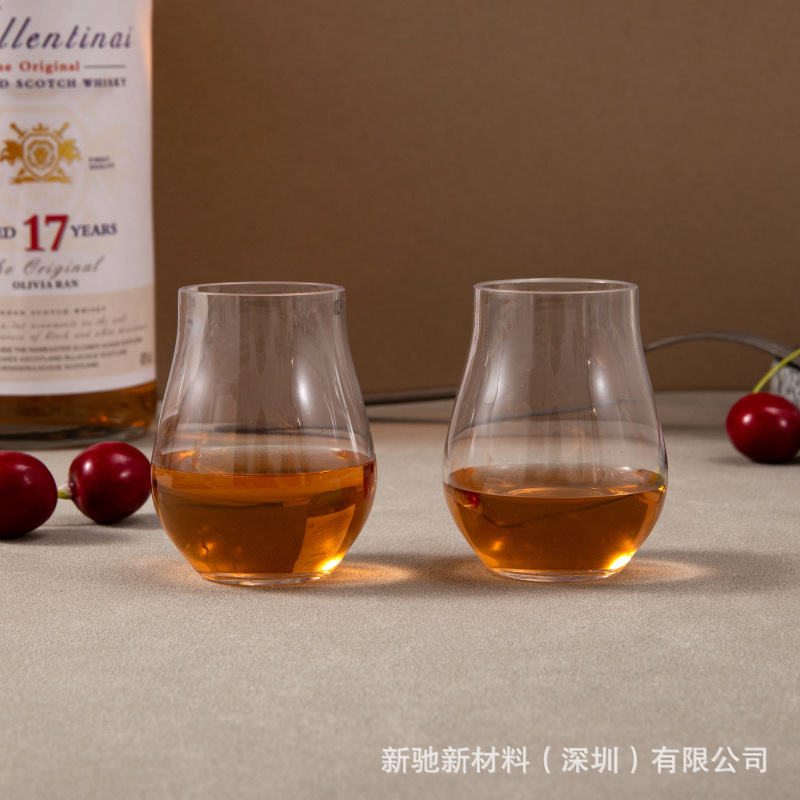 Taza de vino de plástico de 90ml Taza de whisky de plástico de 3oz Taza de whisky de whisky de vino al por mayor