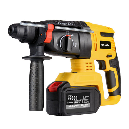 Cordless Brushless Hammer Drill Impact Driver Lithium Battery Multi-function Radio Hammer Drill Electric Tool