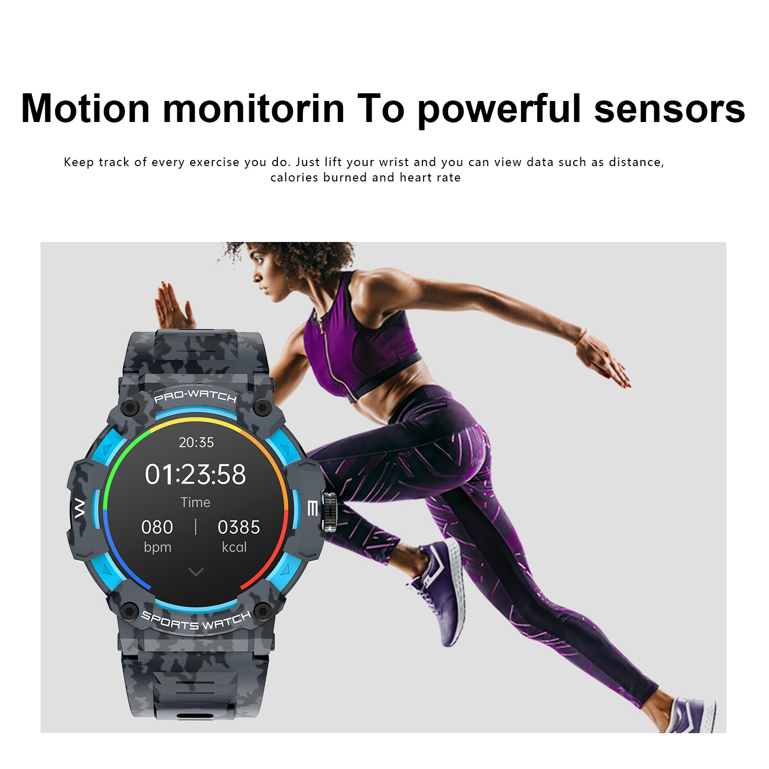 G206 Smartwatch 2,01 Zoll Bluetooth Talk Herzfrequenz Blut_voghion.com