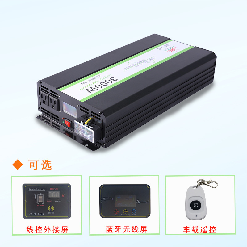 12 24V to 110 220V Sine Wave Power Converter Inverter for Vehicle Use in Trucks and Rvs, High Power