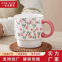 Керамическая чашка для чая и кофе из декоративной охоты Jingdezhen с подглазурной окраской, просто украшение