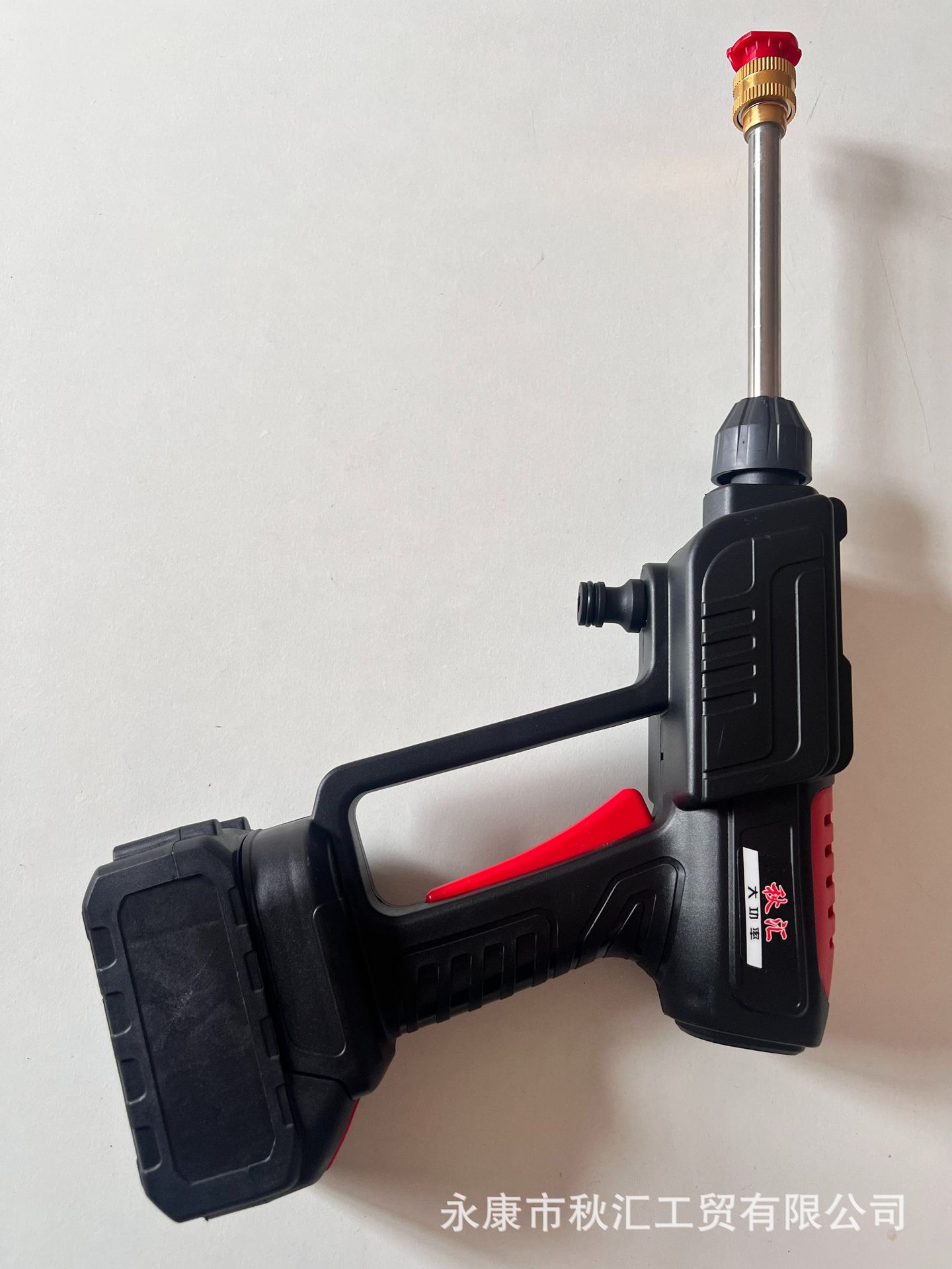 Factory direct supply, dropshipping, and OEM processing of overseas lithium battery-powered cordless high-pressure cleaning guns and watering machines