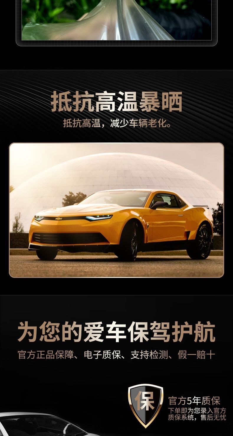 Gdppf Imported Tpu Invisible Car Film, Full Car Wrap, Anti-Scratch, High-Gloss Transparent Car Paint Protection Film
