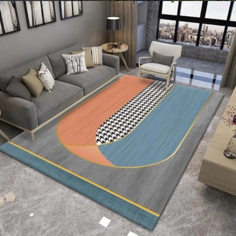 Italiano minimalista cristal terciopelo ins estilo sala de estar alfombra absorbente dormitorio cama manta sala de estar baño piso mat