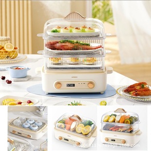 Colorful Dingdang Multifunctional Electric Steamer (18L) Qc-Dz03 Household Large-Capacity Automatic Steamer