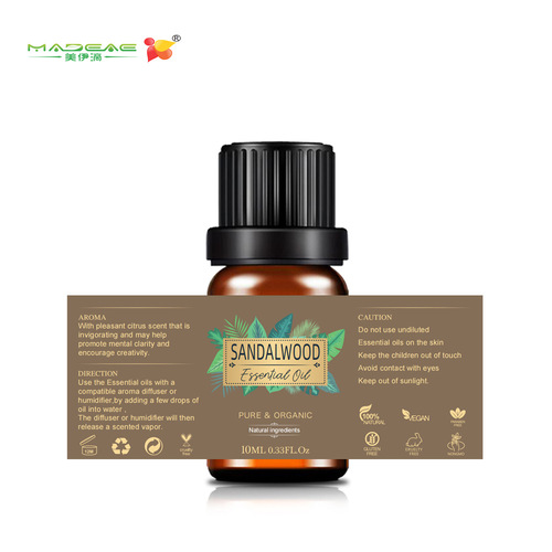 Cross-border export Sandalwood essential oil for aromatherapy, small bottle, room diffuser, essential oil