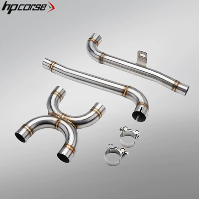 Triumph Bonneville T100/T120: Motorcycle exhaust pipe