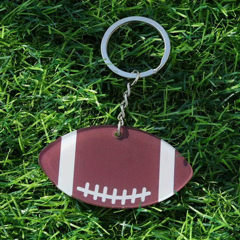 クロスボーダー創意キーチェーンアクリルサッカー野球バスケットボールラグビーキーホルダーバレーボールスポーツプレゼント|undefined