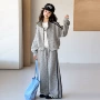 波点运动女童大童外套